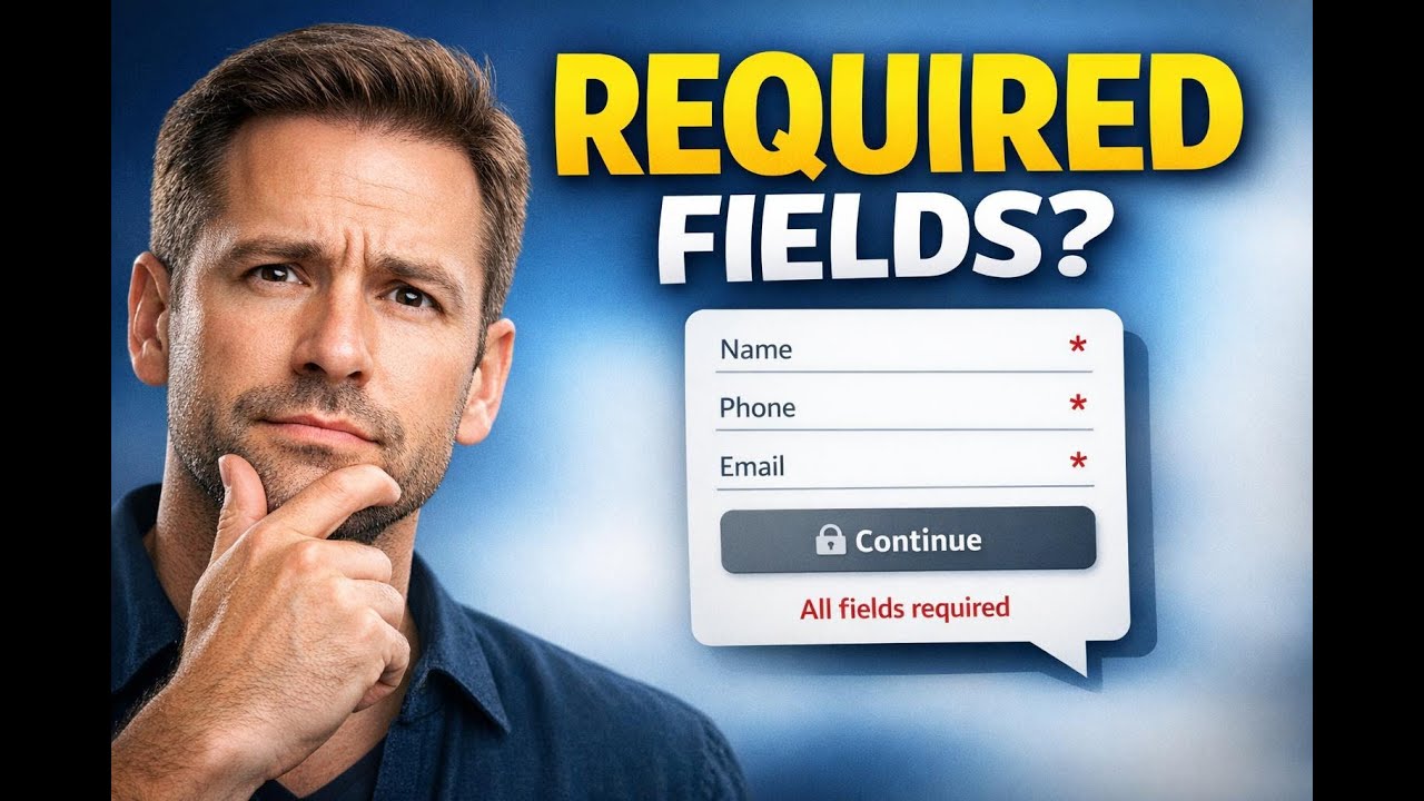 Set chat widget required fields to prevent incomplete submissions