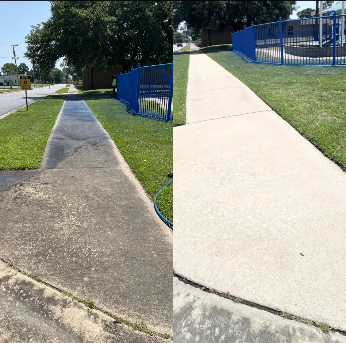 concrete cleaning