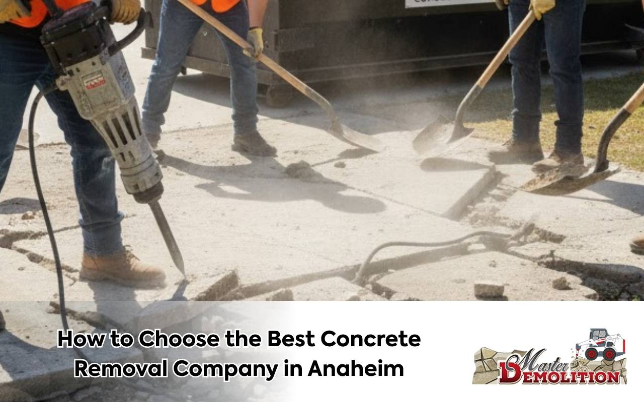 How to Choose the Best Concrete Removal Company in Anaheim