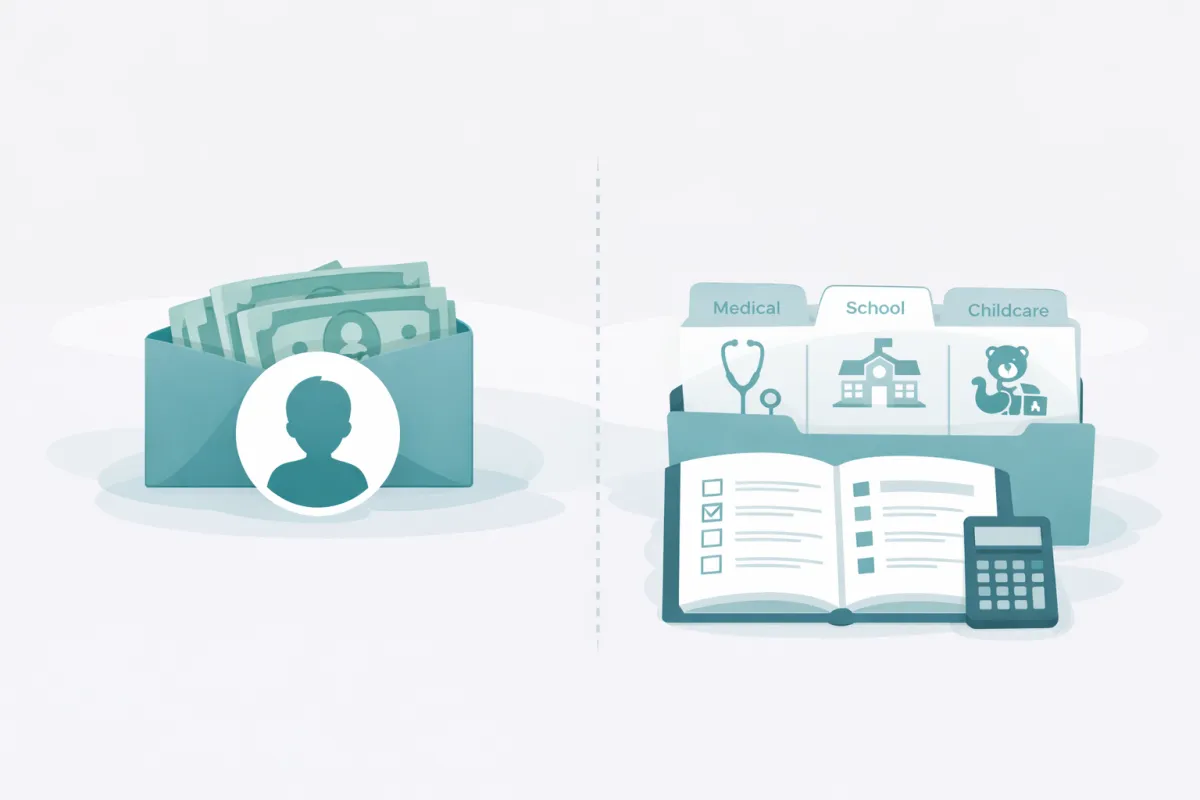 Should Child Support Be Tracked Separately From Shared Expenses?