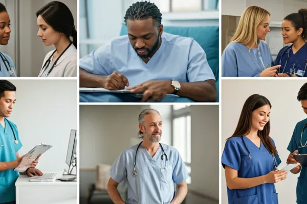 Collage of hospital readmission prevention strategies.
