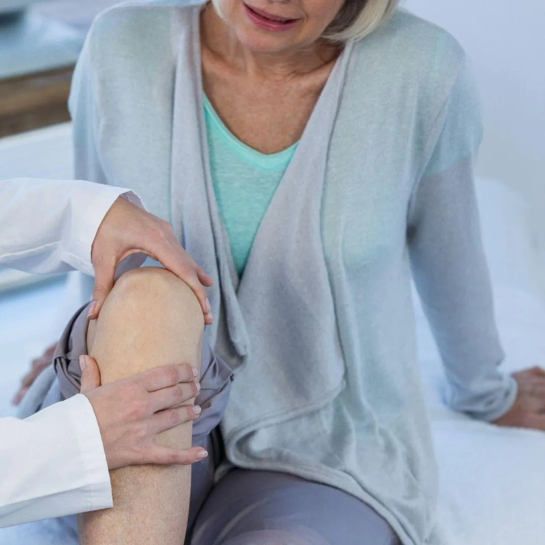 wound getting leg looked at by wound care specialist
