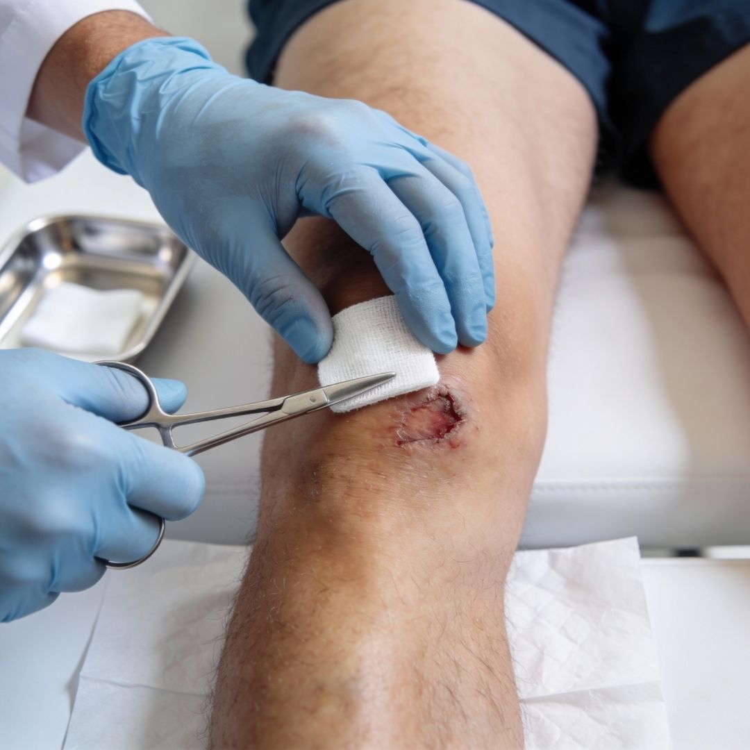 Diabetic Wounds on Legs