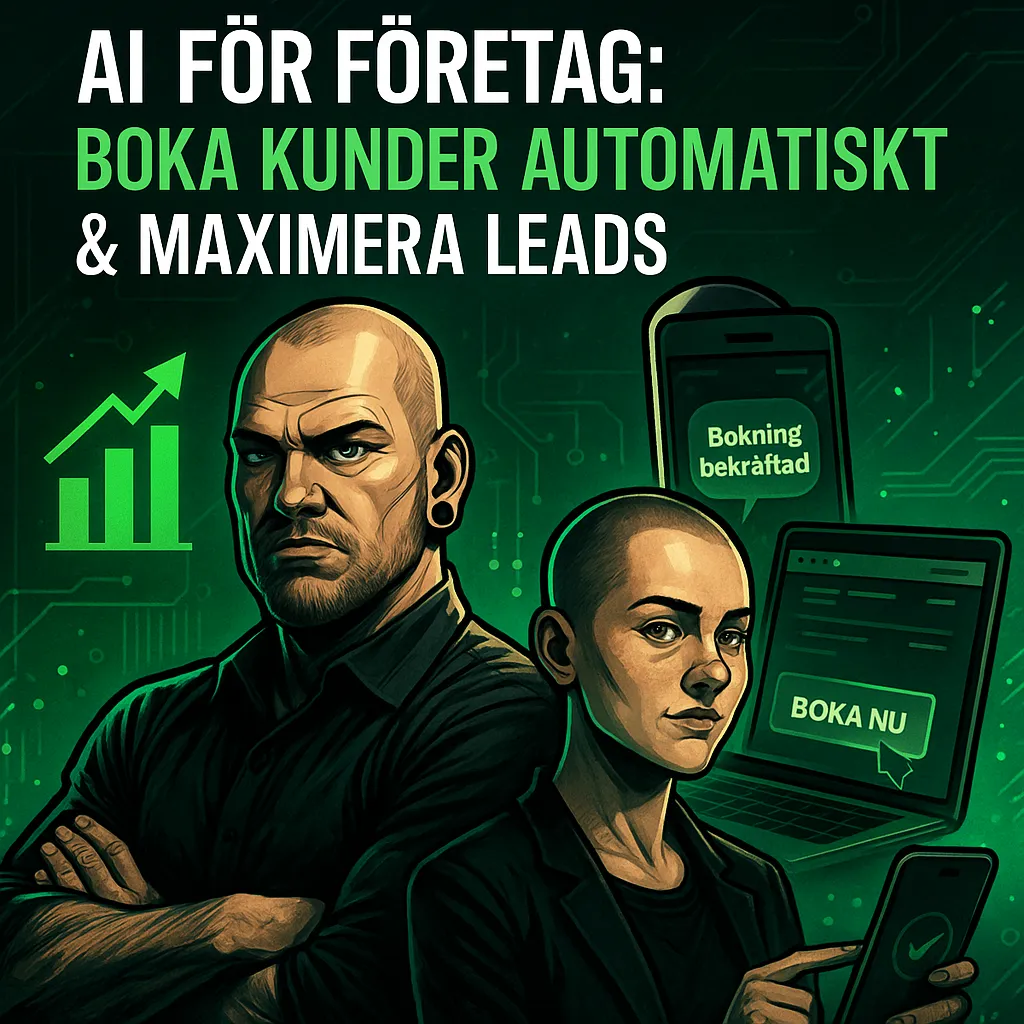 AI för företag: Boka kunder automatiskt & maximera leads