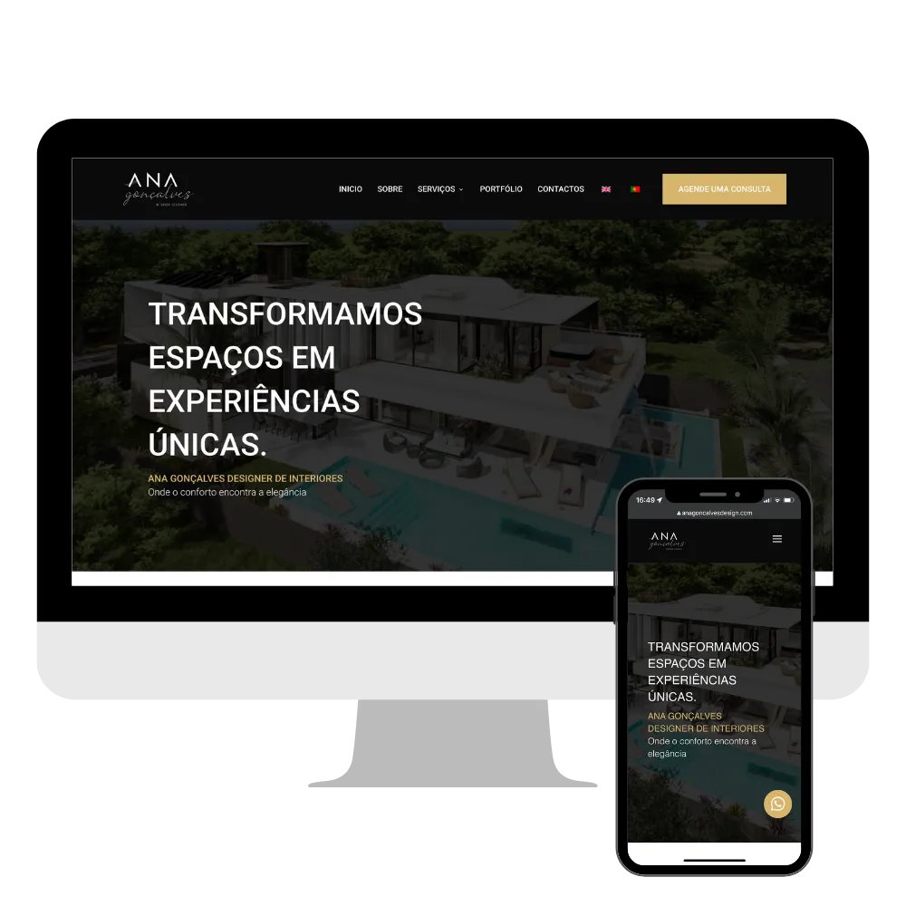 

Ana Gonçalves Design - Website Redesign for a Luxury Interior Designer in Portugal