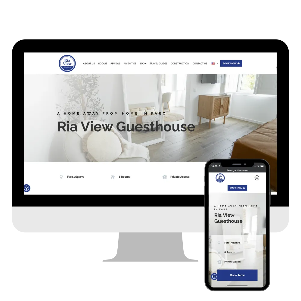 Ria View Guesthouse Website Development Case Study