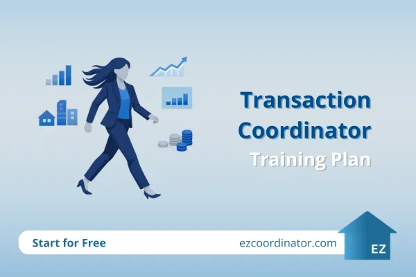 Transaction Coordinator Training Plan | EZCoordinator