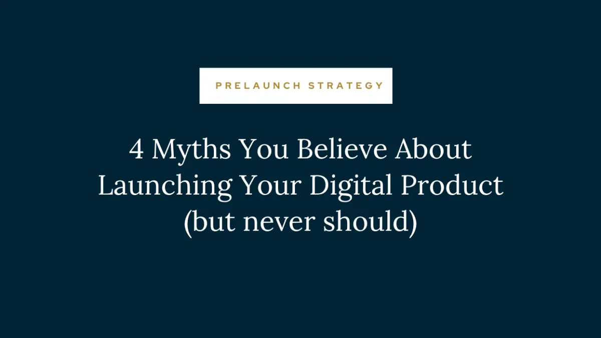 prelaunch strategy