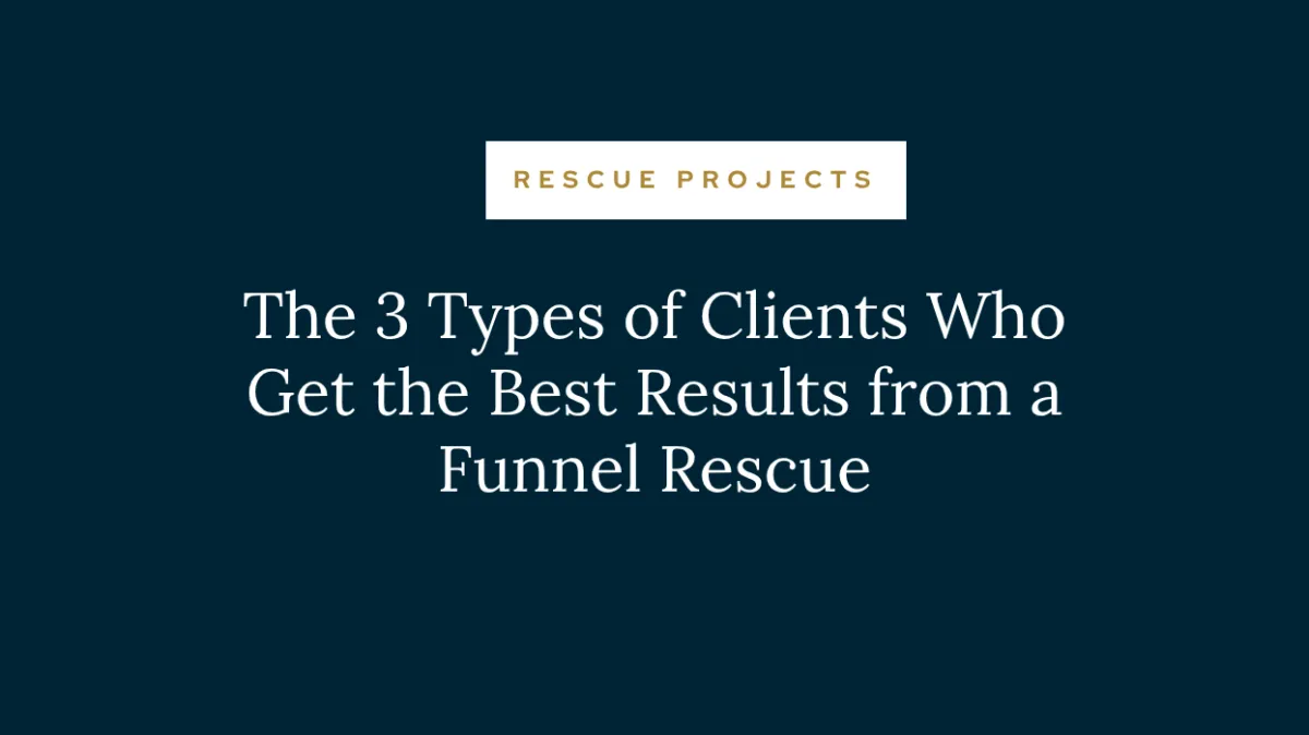 funnel rescue projects