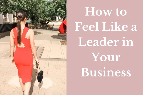 women business leader walking