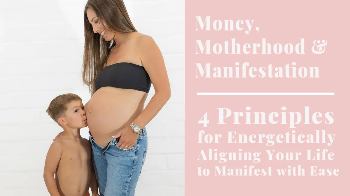 pregnant mother and a toddler