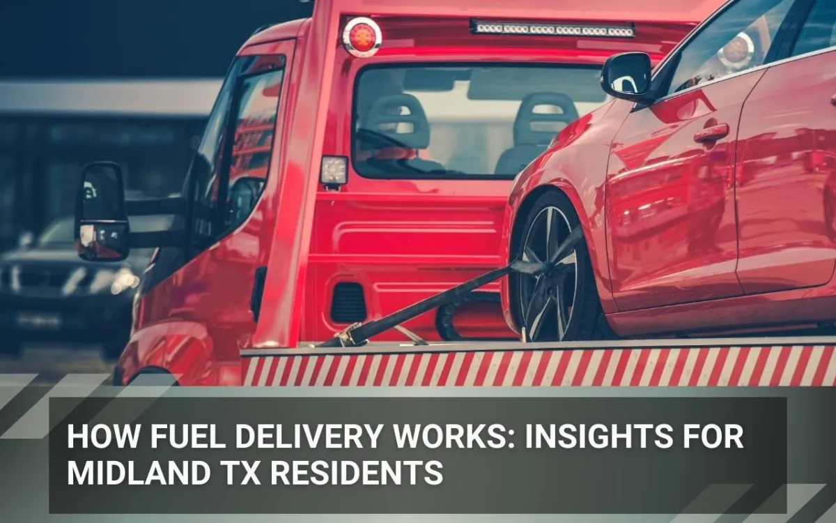 Fuel delivery truck showing how fuel delivery works Midland TX