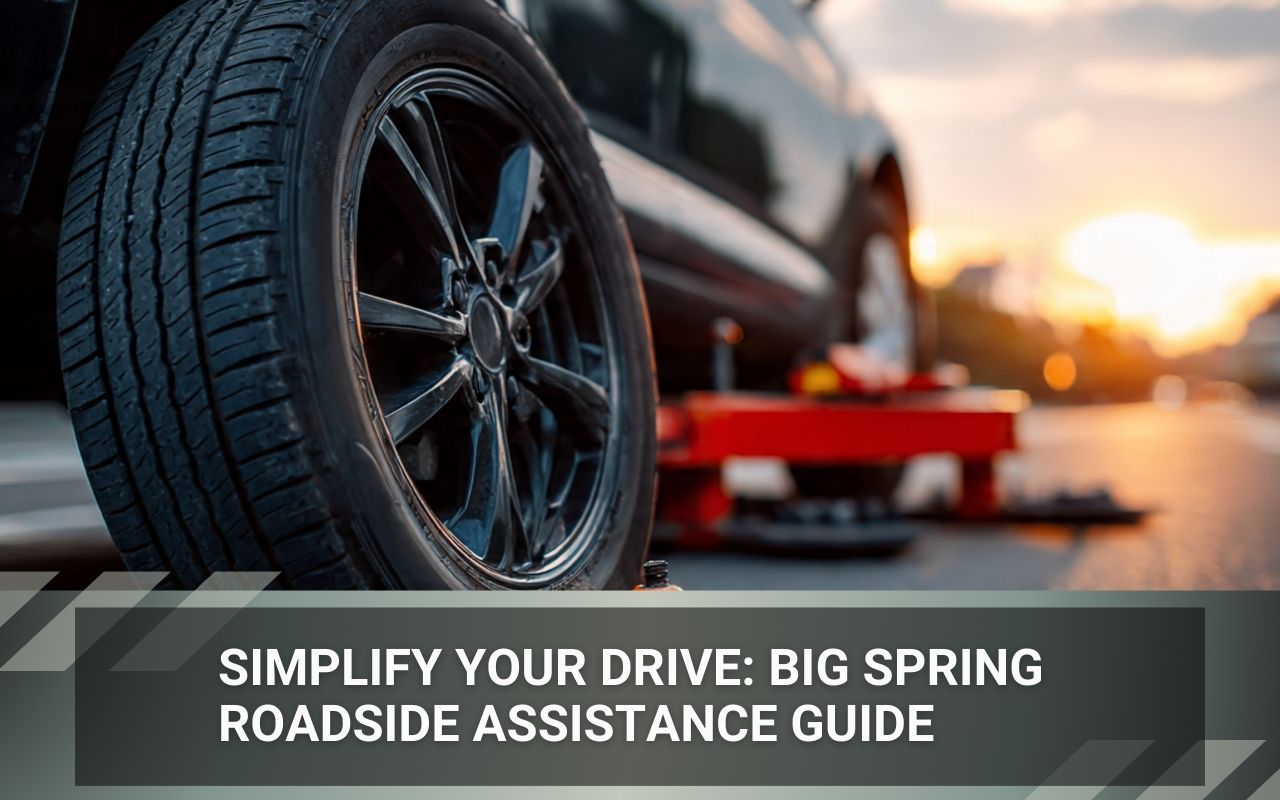 Big Spring Roadside Assistance Guide checklist with essential tools and a stocked roadside kit