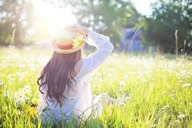 Woman in a field