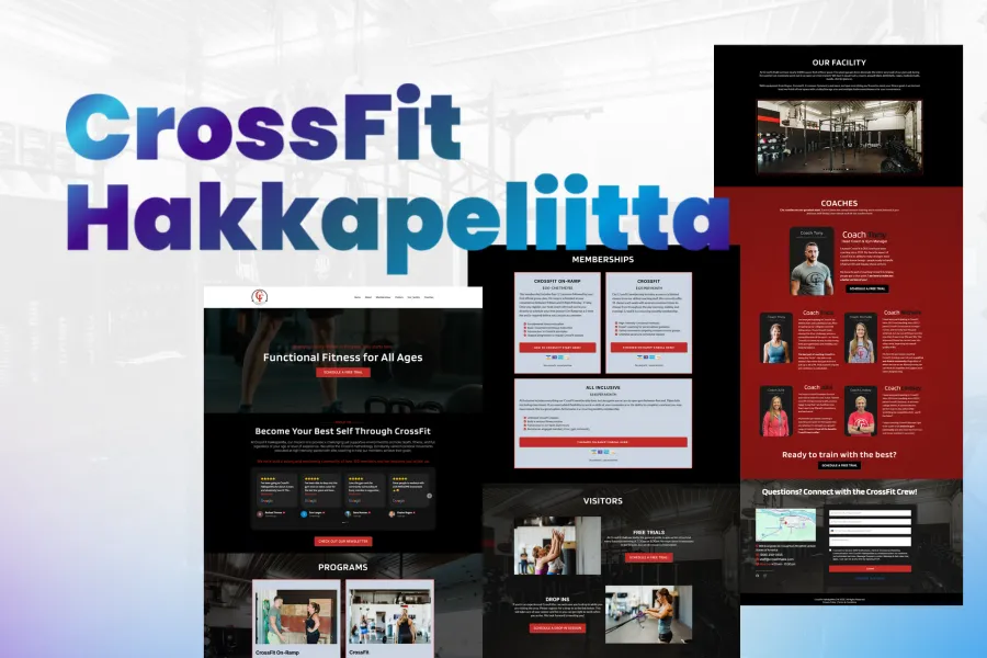 Case Study: CrossFit Gym Website Redesign for Conversions & Community Growth