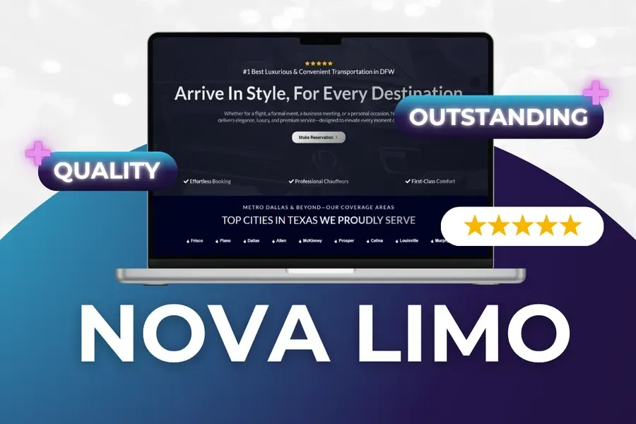From Outdated to Outstanding: How Nova Limo’s Website Got a First-Class Upgrade