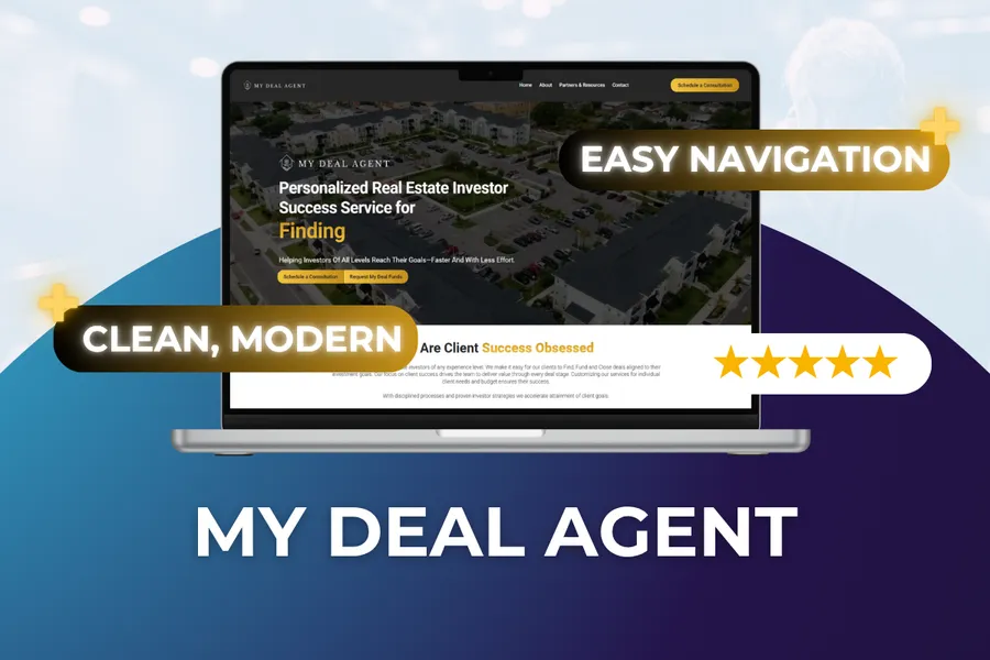 Case Study: My Deal Agent - Smart Real Estate, Smarter Website