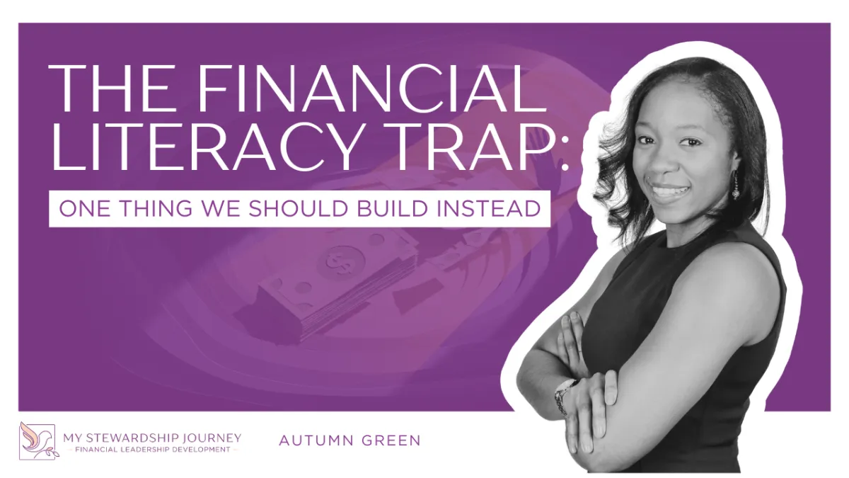 Graphic comparing "The Trap" of fragmented financial literacy (leading to a DEAD END) versus "The System" for continuous Net Worth Growth.