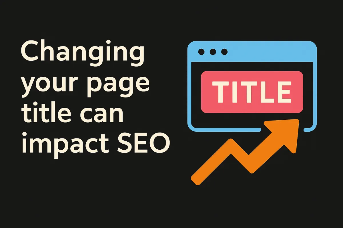 Does Changing Page Title Affect SEO