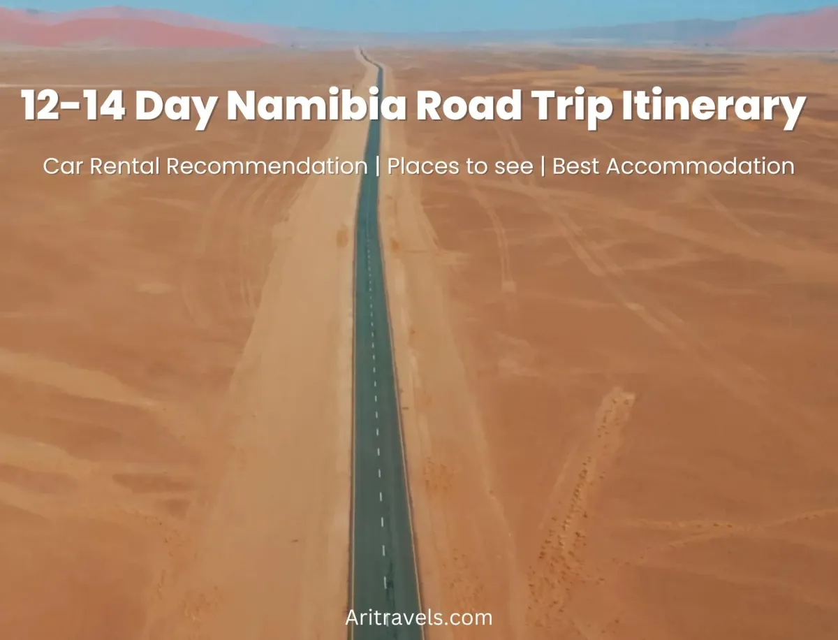 Namibia road trip itinerary and best car rental company 