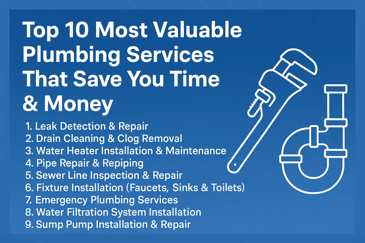Top 10 Valuable Plumbing Services | 4Ever Plumbing