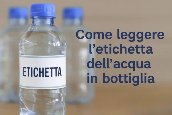 Come leggere l’etichetta dell’acqua in bottiglia