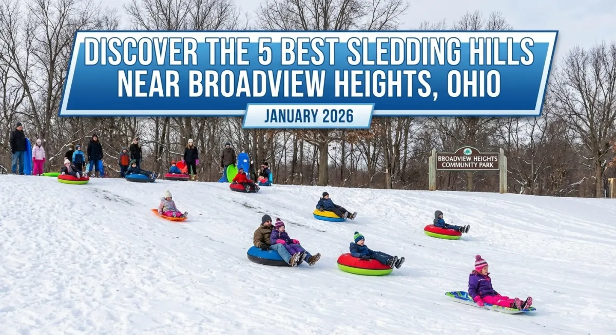 Discover the 5 Best Sledding Hills Near Broadview Heights, Ohio