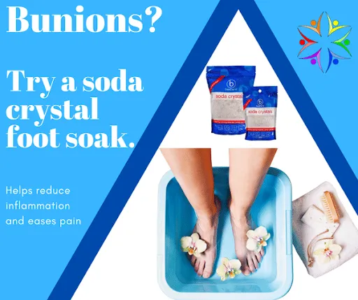  SODA CRYSTALS FOR BUNION RELIEF