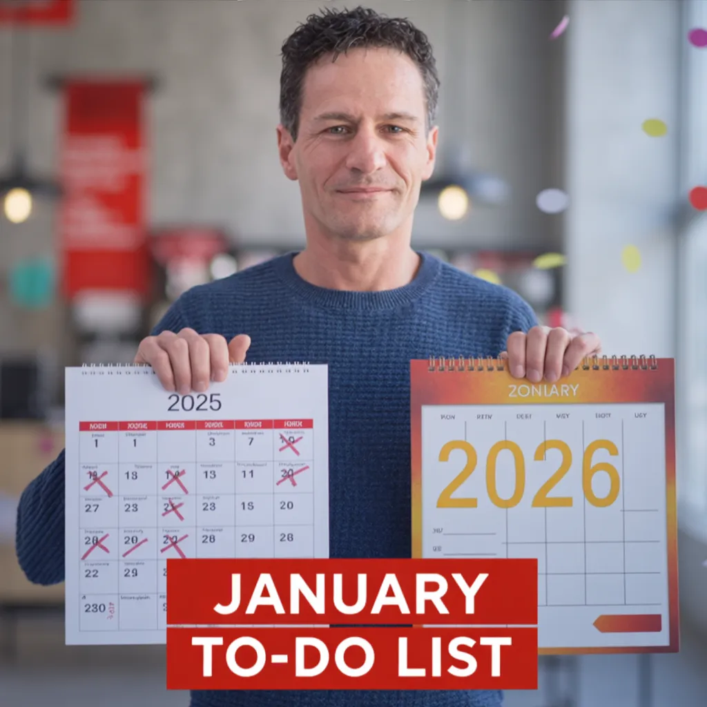 Business owner planning for 2026 growth using EMS system strategy, focusing on goals, clarity, and focus for success