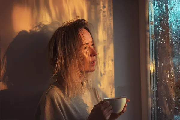 A quiet moment of reflection representing the struggle to find clarity and consistency in a health journey