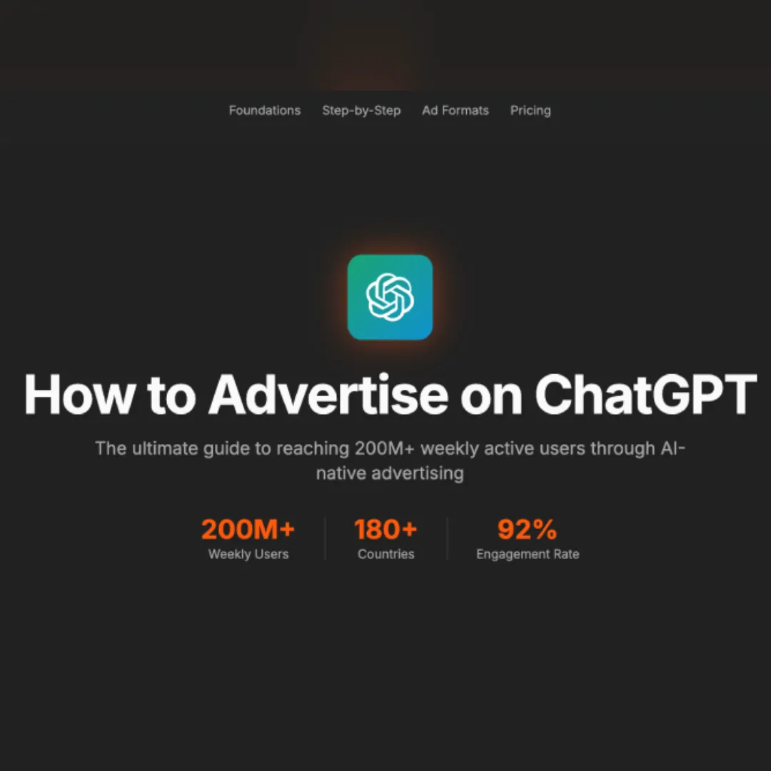 How to Advertise on ChatGPT: Why It’s Not Too Soon — and Why Waiting Puts You Behind