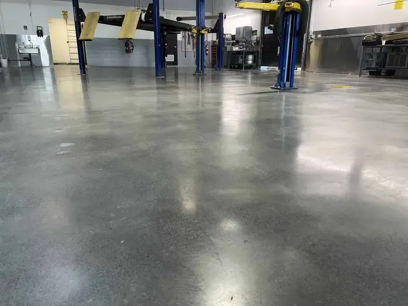 Polished Concrete Garage