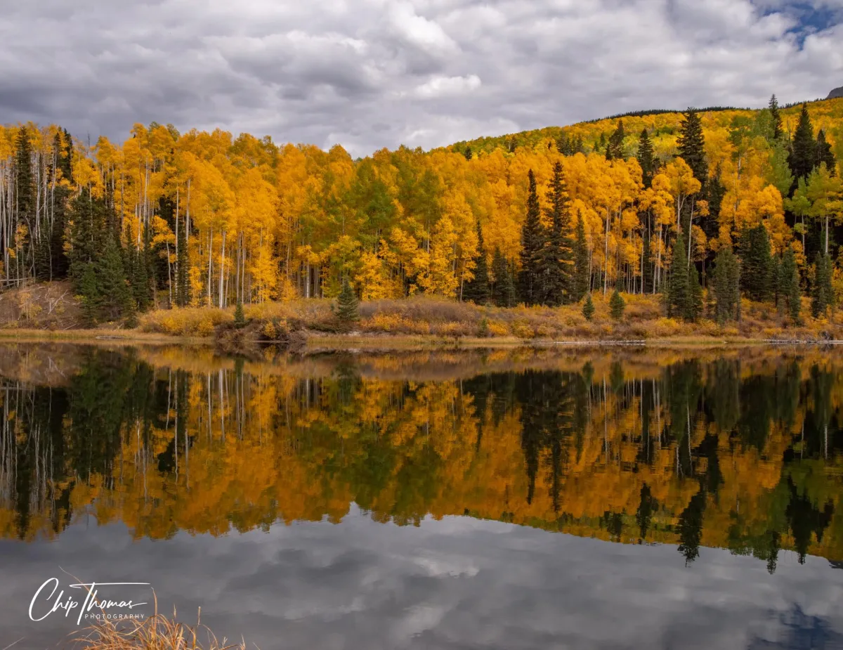 Woods Lake in the fall