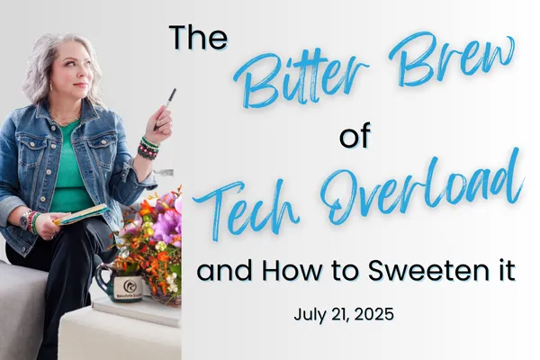 The Bitter Brew of Tech and Trend Overload—and How to Sweeten It with Rene point to the word Bitter
