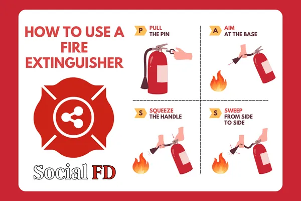 How to use a fire extinguisher