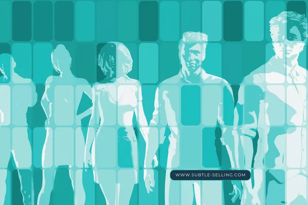 illustrations of shadows of people standing side by side