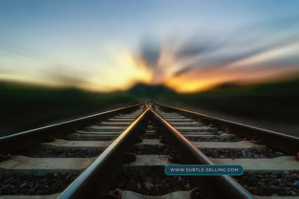 two train tracks merging into one