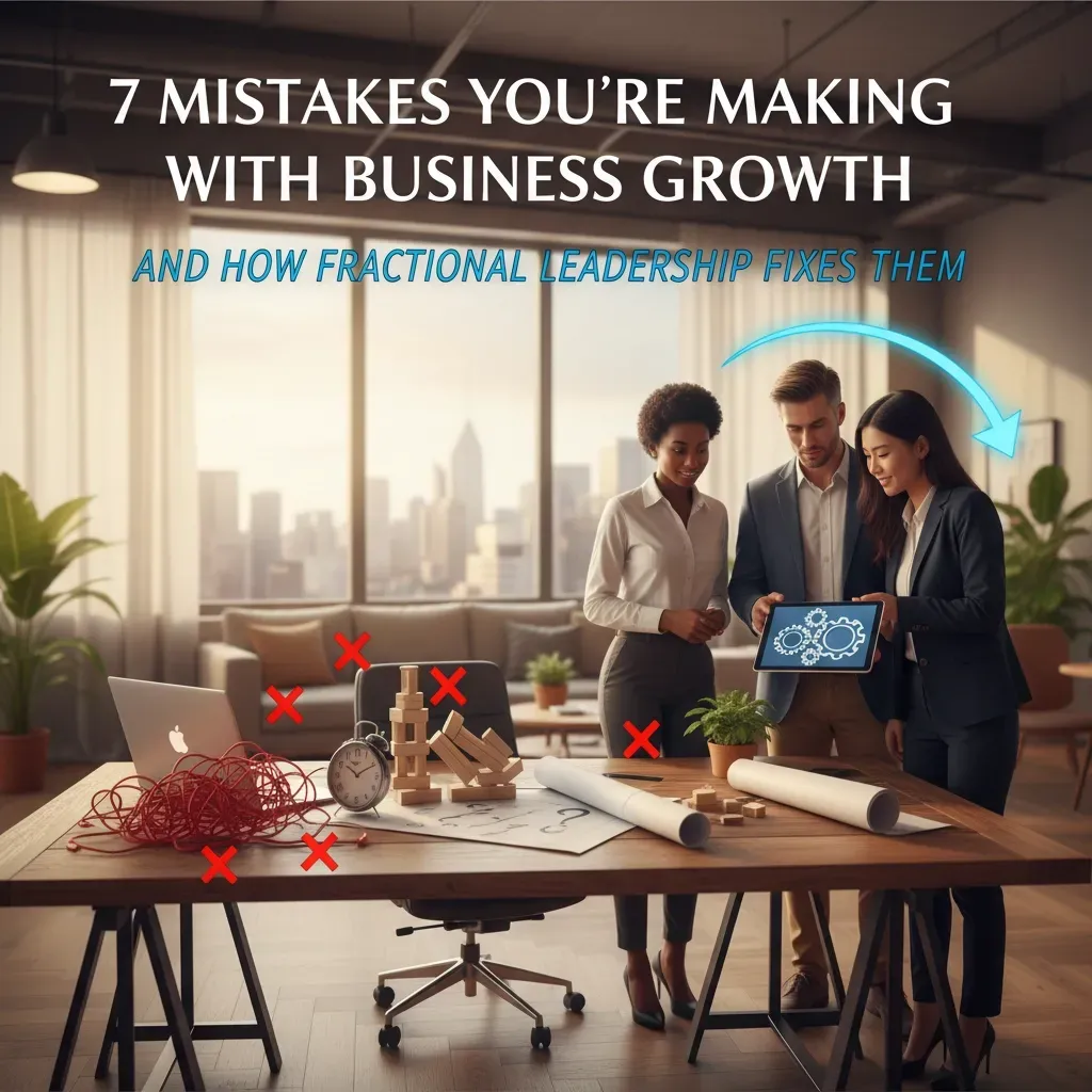 7 Mistakes You're Making with Business Growth (and How Fractional Leadership Fixes Them)