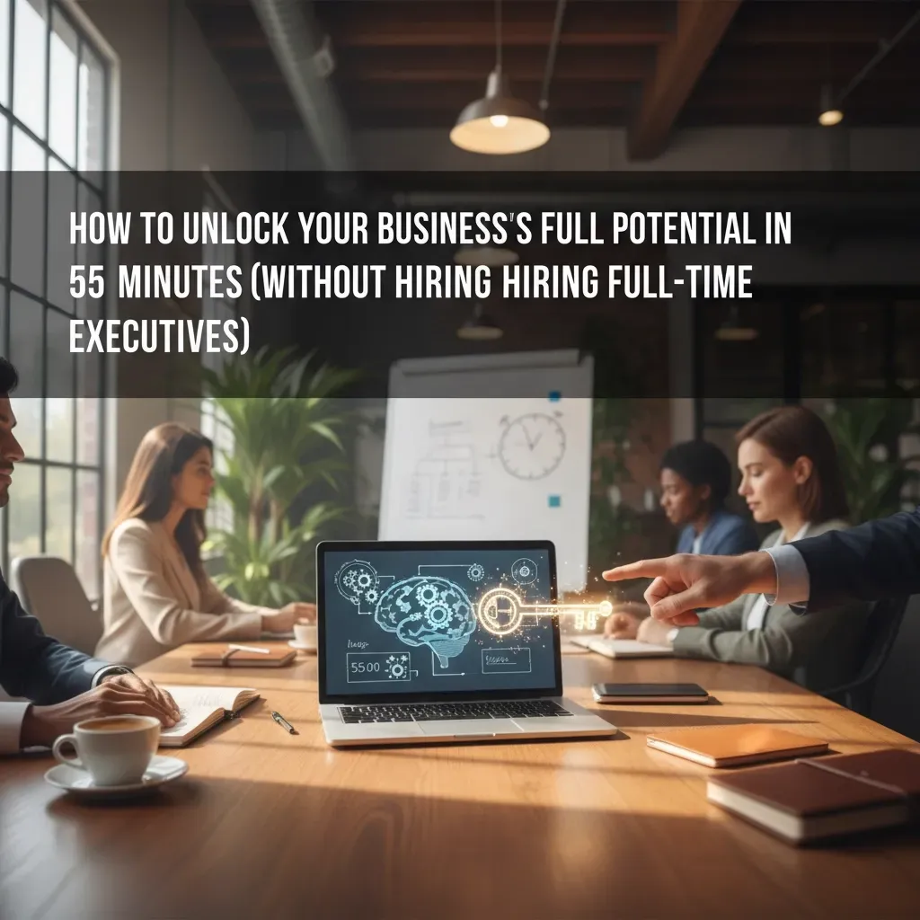 How to Unlock Your Business's Full Potential in 55 Minutes (Without Hiring Full-Time Executives)