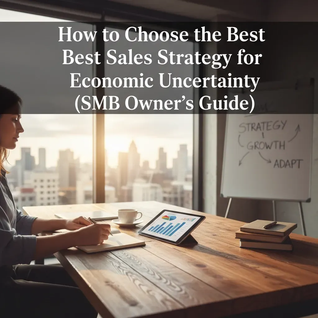 How to Choose the Best Sales Strategy for Economic Uncertainty (SMB Owner's Guide)