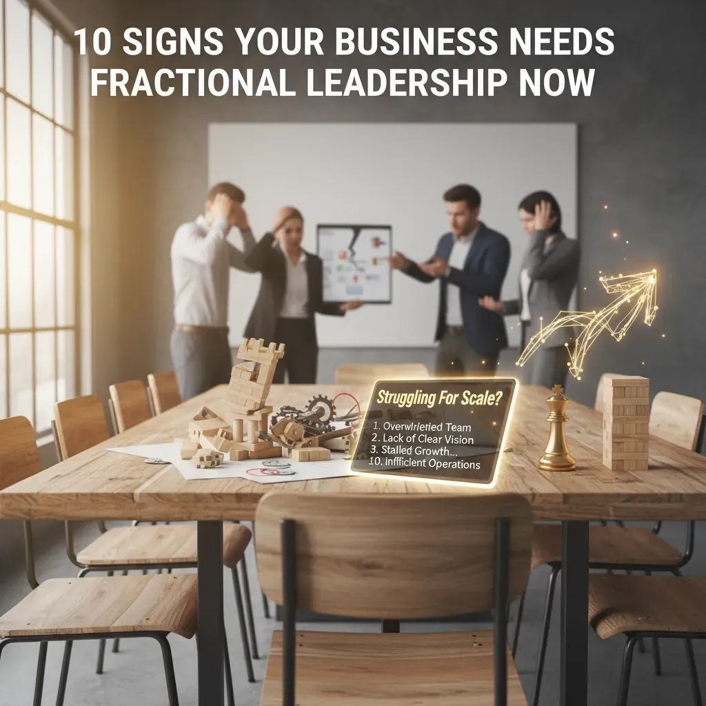 Struggling For Scale? 10 Signs Your Business Needs Fractional Leadership Now