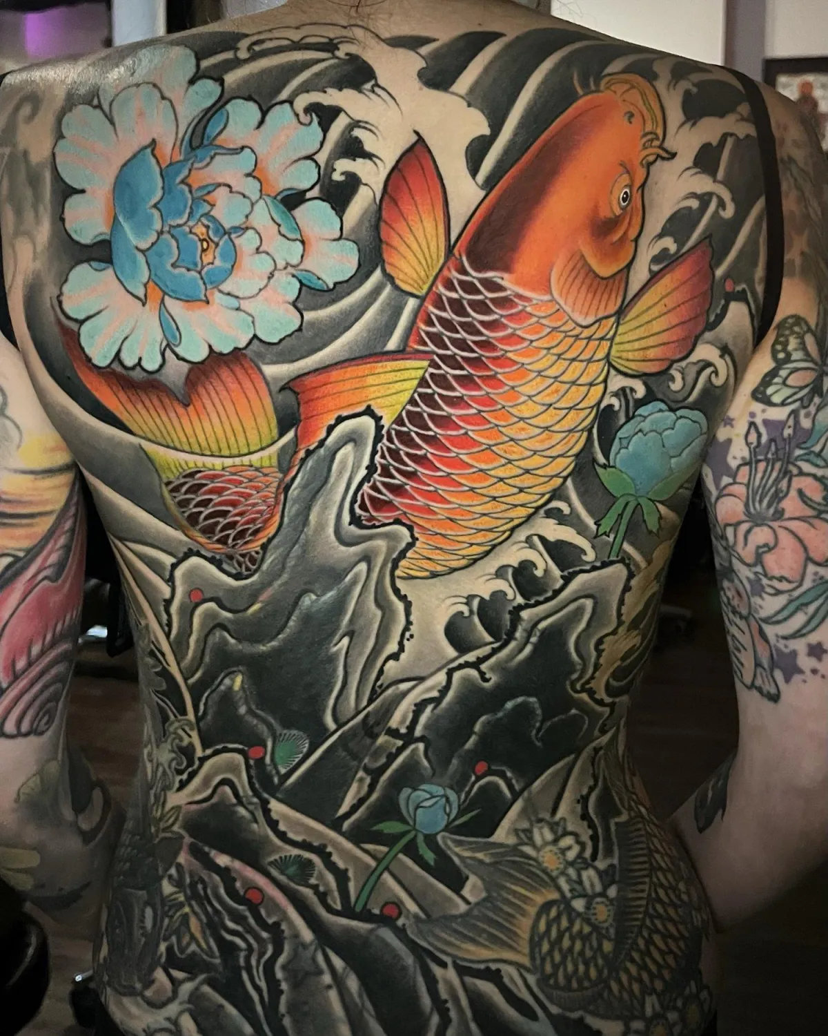 Jon Mesa Japanese Back Piece Tattoo - Jon Mesa will be at Paradise!