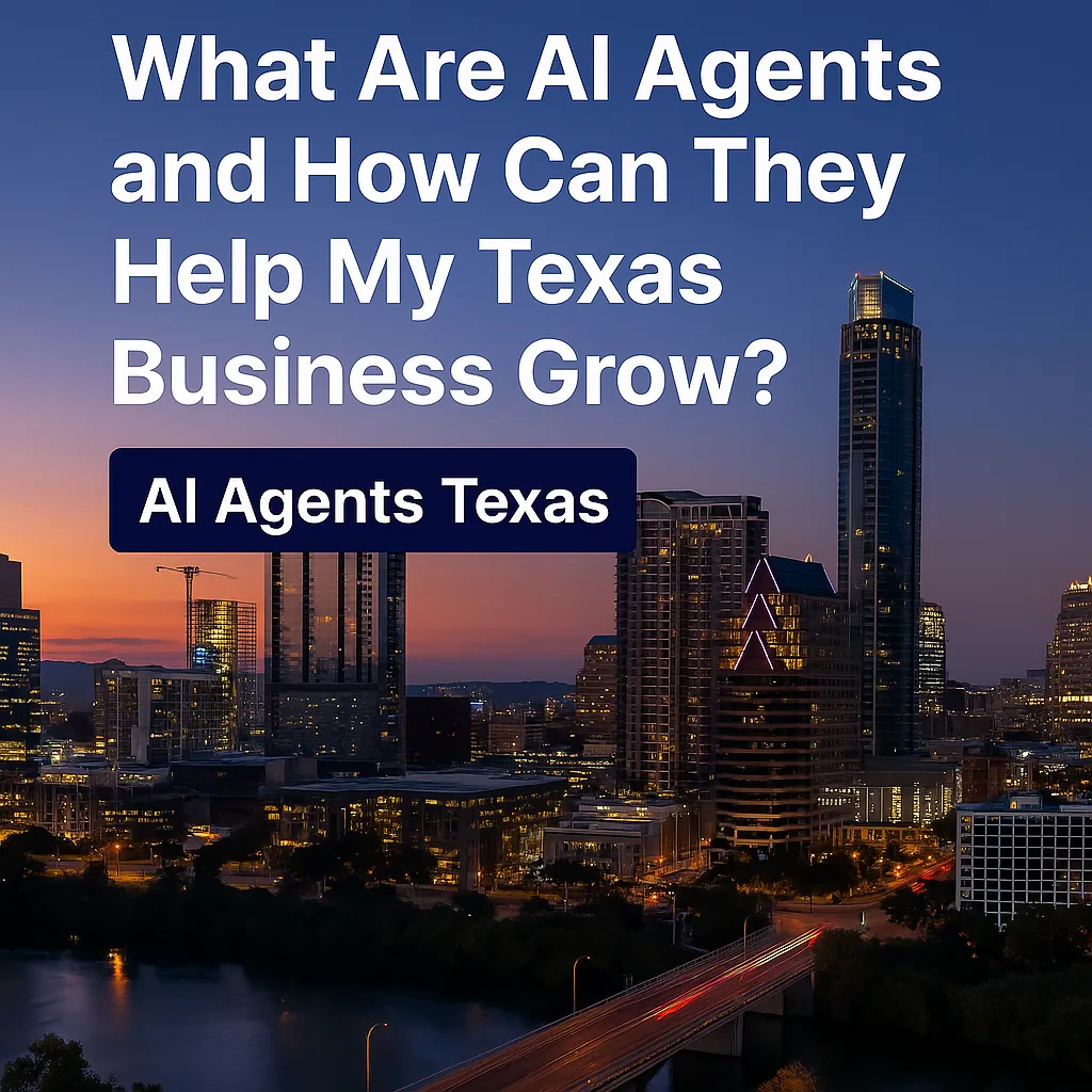 AI agents Texas, AI virtual assistants Texas, business automation Texas, AI customer support Texas, AI tools for small business Texas, Texas AI sales tools, AI automation agency Texas, AI for lead generation Texas, intelligent automation Texas, AI CRM Texas