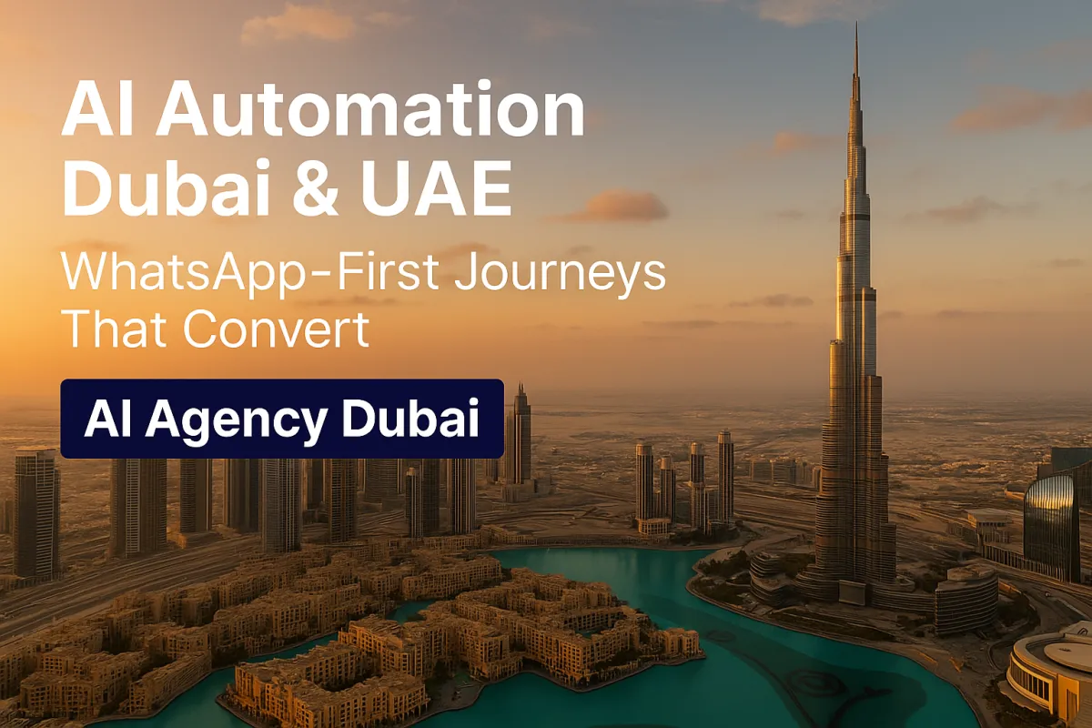AI Automation Dubai & UAE: WhatsApp-First Journeys That Convert