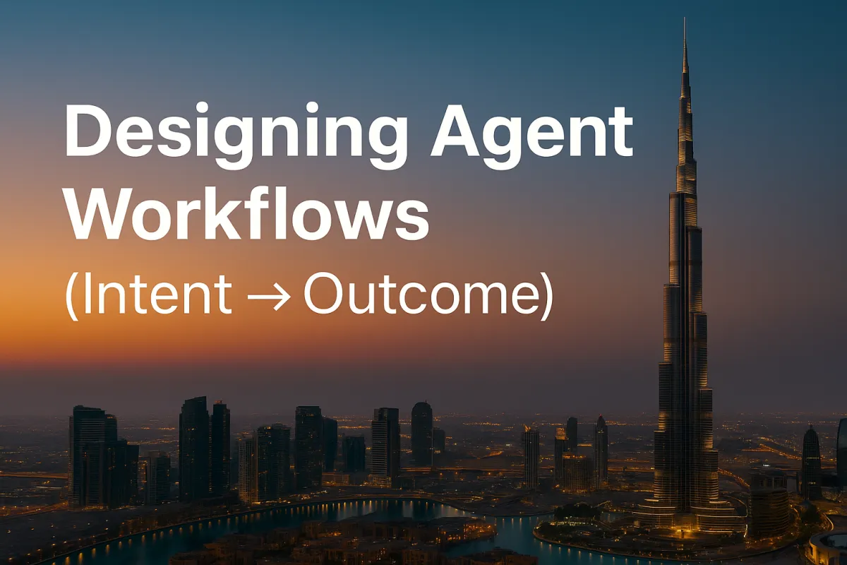 Designing Agent Workflows — Turning Intent into Outcome