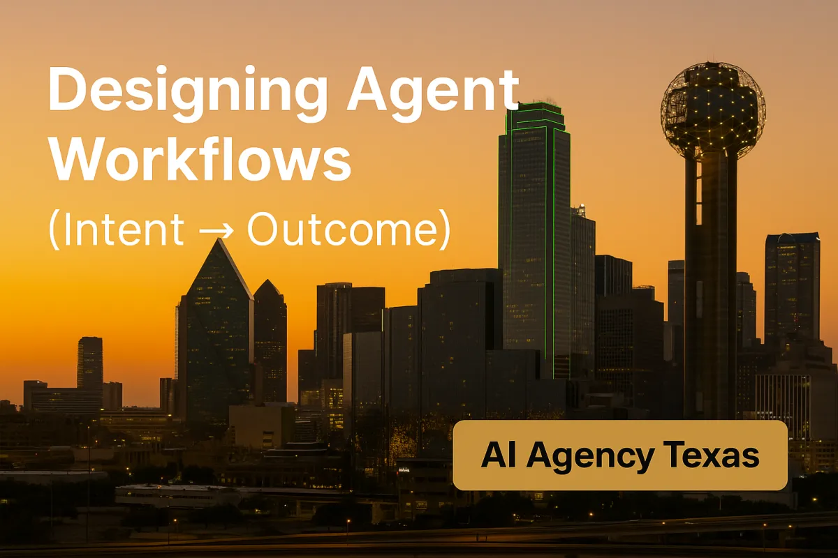 Designing Agent Workflows (Intent → Outcome)
