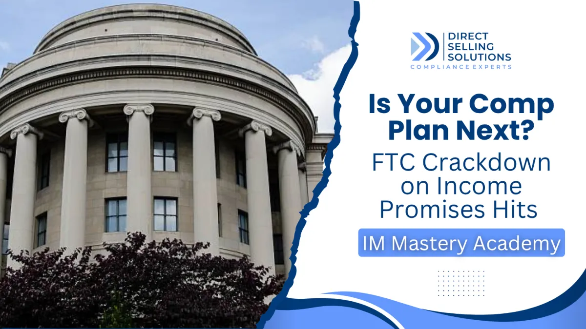FTC Crackdown on Income Promises Hits IM Mastery Academy