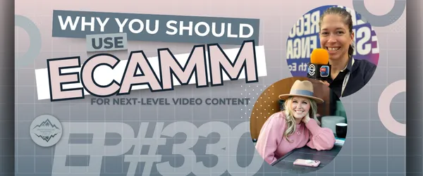 This is describes the episode entitled Why You Should Use Ecamm to Level Up Your Video Content with Katie Fawkes