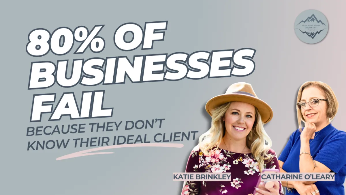 This image is the banner for the episode that says 80% Businesses Fail Because They Do Not Know Their Ideal Client.