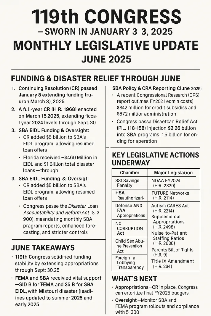 119th Congress — Report July 2, 2025